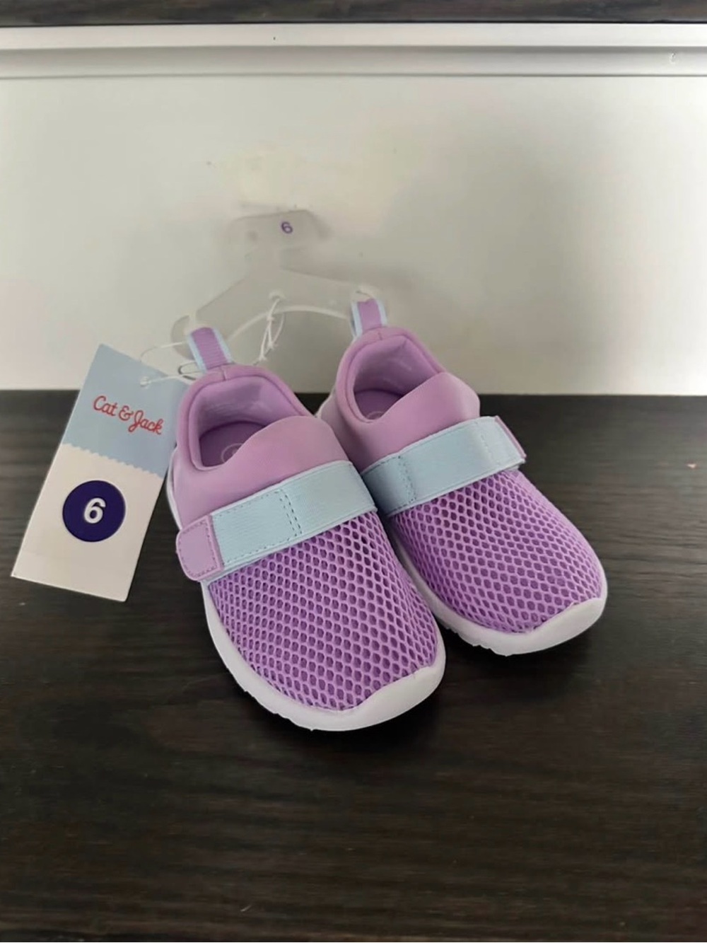 Cat & Jack Kids' Lilac Mesh Slip-On Water Sneakers